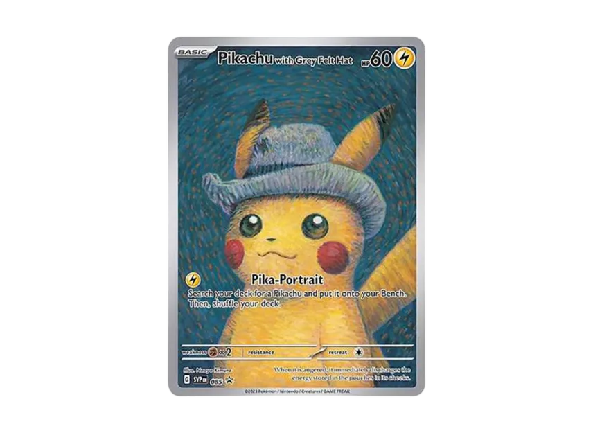 POKEMON CARD PTCG JP - Pikachu with Grey Felt Hat: PROMO [SVP EN 085]