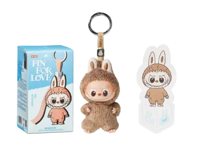 Pop Mart Labubu The Monsters Pin for Love Series Vinyl Plush Pendant (A-M) & (N-Z) Unsealed Cases Set (28 Blind Box)