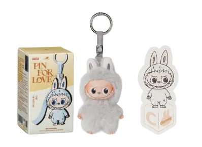 Pop Mart Labubu The Monsters Pin for Love Series Vinyl Plush Pendant (A-M) & (N-Z) Unsealed Cases Set (28 Blind Box)