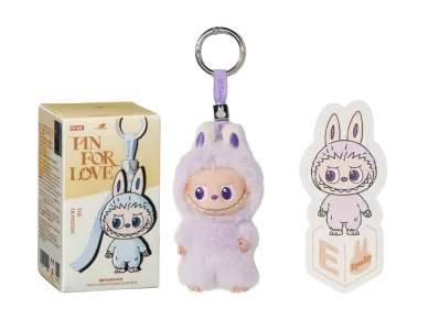 Pop Mart Labubu The Monsters Pin for Love Series Vinyl Plush Pendant (A-M) & (N-Z) Unsealed Cases Set (28 Blind Box)