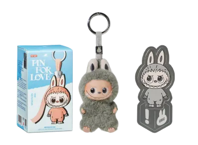 Pop Mart Labubu The Monsters Pin for Love Series Vinyl Plush Pendant (A-M) & (N-Z) Unsealed Cases Set (28 Blind Box)