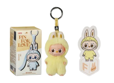 Pop Mart Labubu The Monsters Pin for Love Series Vinyl Plush Pendant (A-M) & (N-Z) Unsealed Cases Set (28 Blind Box)