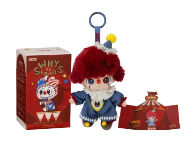 Pop Mart WHY SO SERIOUS Series Vinyl Plush Pendant Unsealed Case (8 Blind Boxes)
