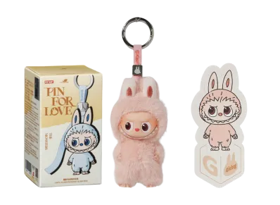 Pop Mart Labubu The Monsters Pin for Love Series Vinyl Plush Pendant (A-M) & (N-Z) Unsealed Cases Set (28 Blind Box)