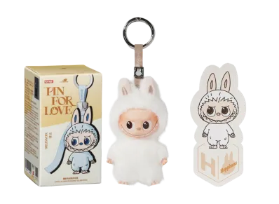 Pop Mart Labubu The Monsters Pin for Love Series Vinyl Plush Pendant (A-M) & (N-Z) Unsealed Cases Set (28 Blind Box)