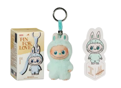 Pop Mart Labubu The Monsters Pin for Love Series Vinyl Plush Pendant (A-M) & (N-Z) Unsealed Cases Set (28 Blind Box)