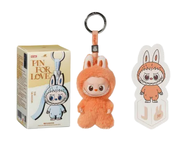 Pop Mart Labubu The Monsters Pin for Love Series Vinyl Plush Pendant (A-M) & (N-Z) Unsealed Cases Set (28 Blind Box)