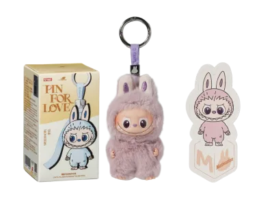 Pop Mart Labubu The Monsters Pin for Love Series Vinyl Plush Pendant (A-M) & (N-Z) Unsealed Cases Set (28 Blind Box)