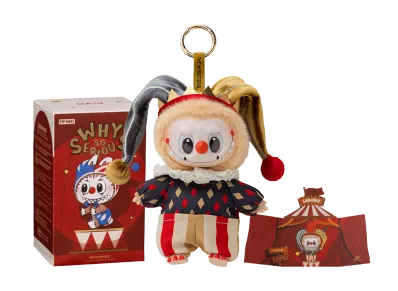 Pop Mart WHY SO SERIOUS Series Vinyl Plush Pendant Unsealed Case (8 Blind Boxes)