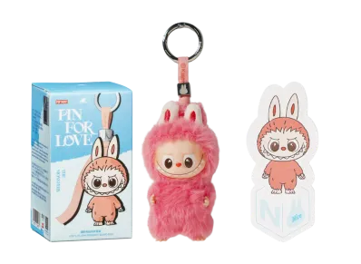 Pop Mart Labubu The Monsters Pin for Love Series Vinyl Plush Pendant (A-M) & (N-Z) Unsealed Cases Set (28 Blind Box)