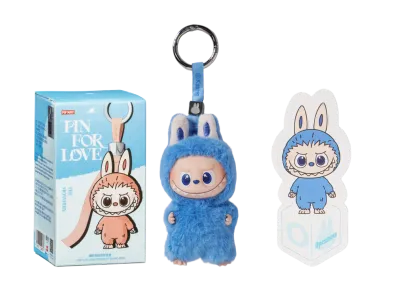 Pop Mart Labubu The Monsters Pin for Love Series Vinyl Plush Pendant (A-M) & (N-Z) Unsealed Cases Set (28 Blind Box)