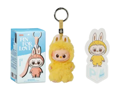 Pop Mart Labubu The Monsters Pin for Love Series Vinyl Plush Pendant (A-M) & (N-Z) Unsealed Cases Set (28 Blind Box)