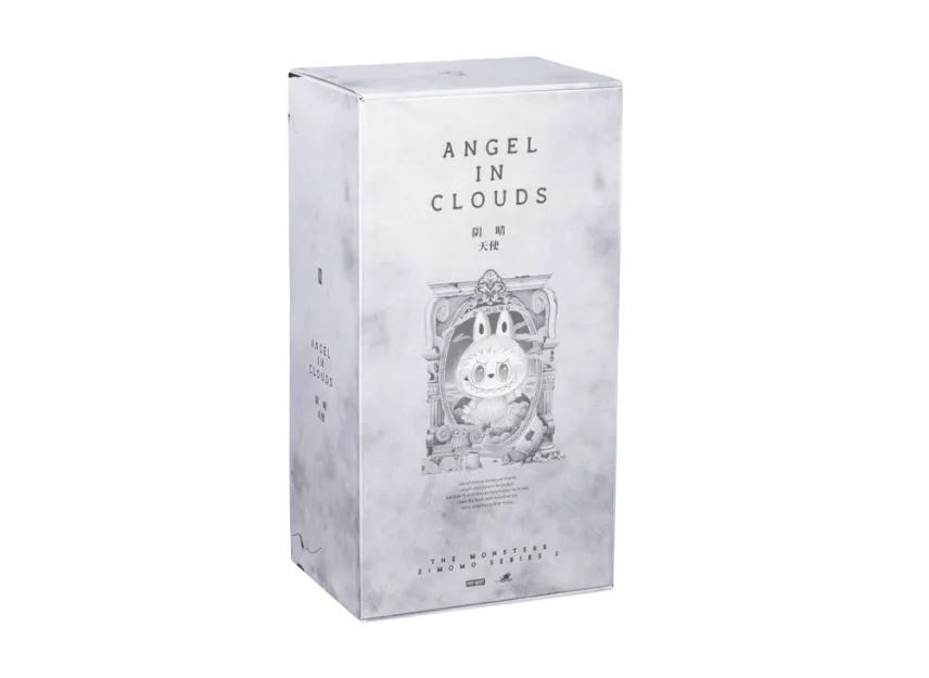 Pop Mart The Monsters Labubu Zimomo Angel in Clouds Vinyl Doll