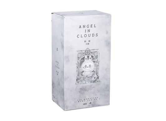Pop Mart The Monsters Labubu Zimomo Angel in Clouds Vinyl Doll