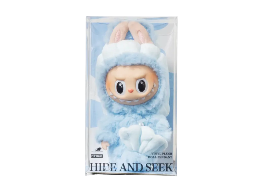 Pop Mart Labubu Hide and Seek In Singapore Series Vinyl Plush Pendant