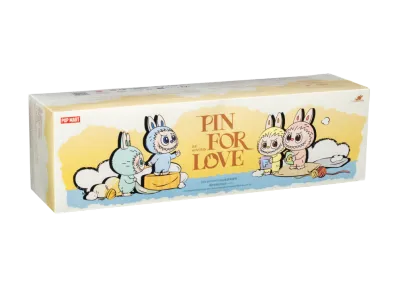 Pop Mart Labubu The Monsters Pin for Love Series Vinyl Plush Pendant (A-M) & (N-Z) Unsealed Cases Set (28 Blind Box)
