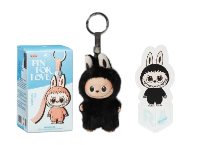 Pop Mart Labubu The Monsters Pin for Love Series Vinyl Plush Pendant (A-M) & (N-Z) Unsealed Cases Set (28 Blind Box)