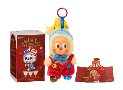 Pop Mart WHY SO SERIOUS Series Vinyl Plush Pendant Unsealed Case (8 Blind Boxes)