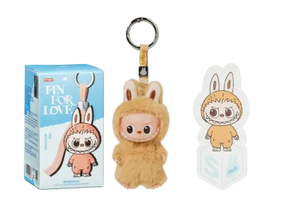 Pop Mart Labubu The Monsters Pin for Love Series Vinyl Plush Pendant (A-M) & (N-Z) Unsealed Cases Set (28 Blind Box)