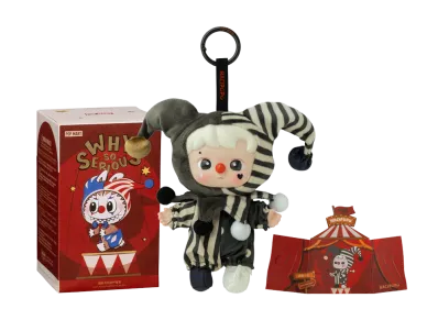Pop Mart WHY SO SERIOUS Series Vinyl Plush Pendant Unsealed Case (8 Blind Boxes)