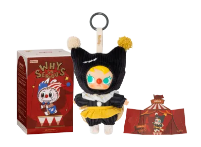 Pop Mart WHY SO SERIOUS Series Vinyl Plush Pendant Unsealed Case (8 Blind Boxes)
