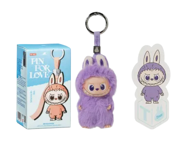 Pop Mart Labubu The Monsters Pin for Love Series Vinyl Plush Pendant (A-M) & (N-Z) Unsealed Cases Set (28 Blind Box)