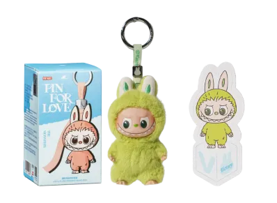 Pop Mart Labubu The Monsters Pin for Love Series Vinyl Plush Pendant (A-M) & (N-Z) Unsealed Cases Set (28 Blind Box)