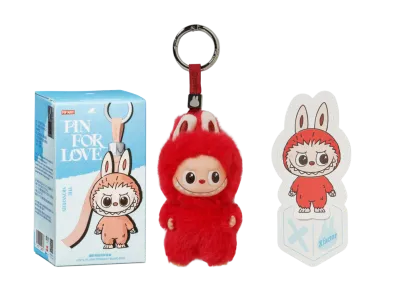 Pop Mart Labubu The Monsters Pin for Love Series Vinyl Plush Pendant (A-M) & (N-Z) Unsealed Cases Set (28 Blind Box)