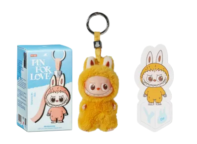 Pop Mart Labubu The Monsters Pin for Love Series Vinyl Plush Pendant (A-M) & (N-Z) Unsealed Cases Set (28 Blind Box)