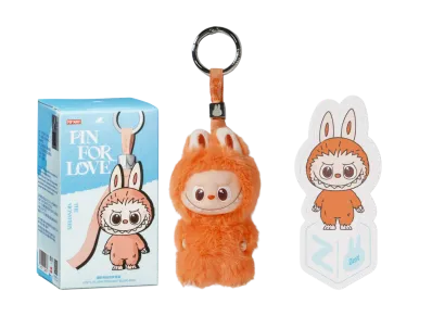 Pop Mart Labubu The Monsters Pin for Love Series Vinyl Plush Pendant (A-M) & (N-Z) Unsealed Cases Set (28 Blind Box)