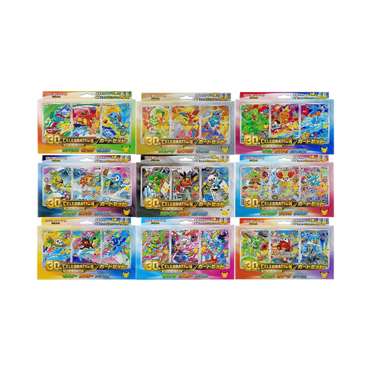 Pokemon Card JP "30th Celebration Card Set, Set of 9"